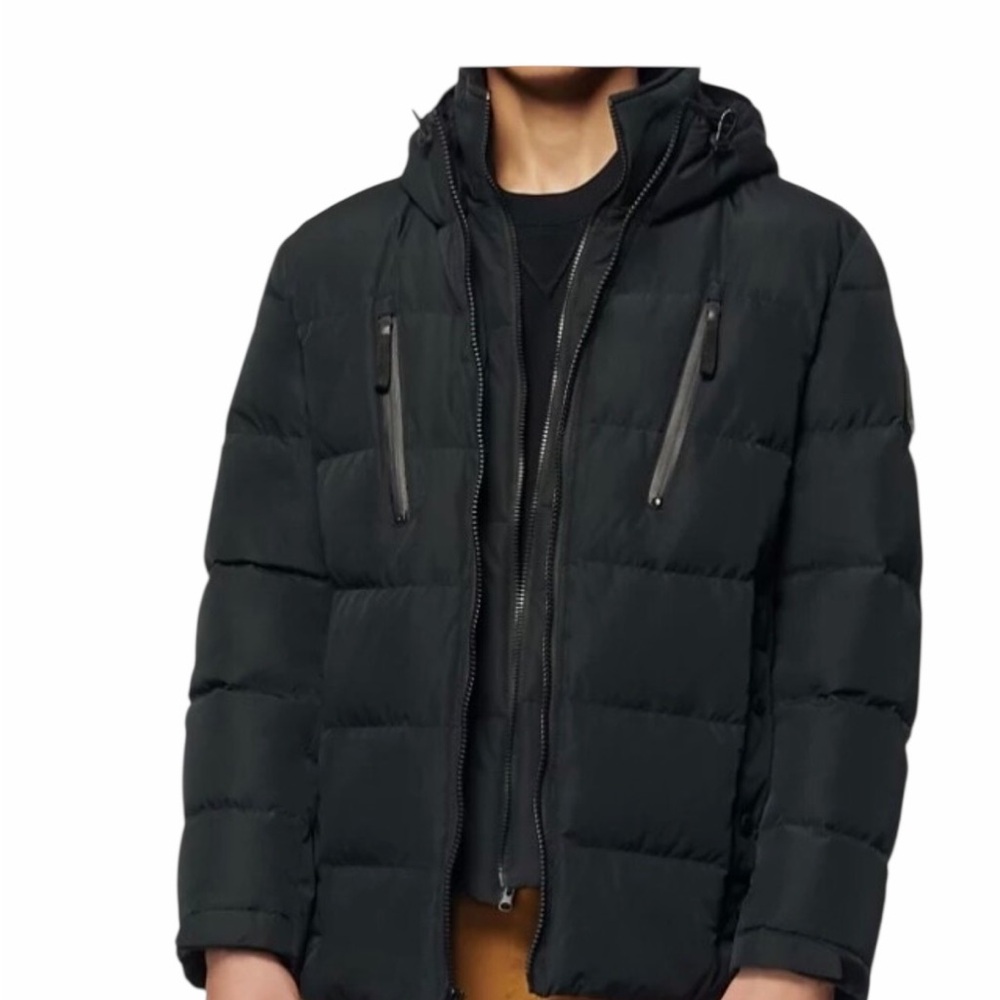 MARC NEW YORK Montrose Men Down Filled Mid Length Puffer Jacket NWOT SIZE S